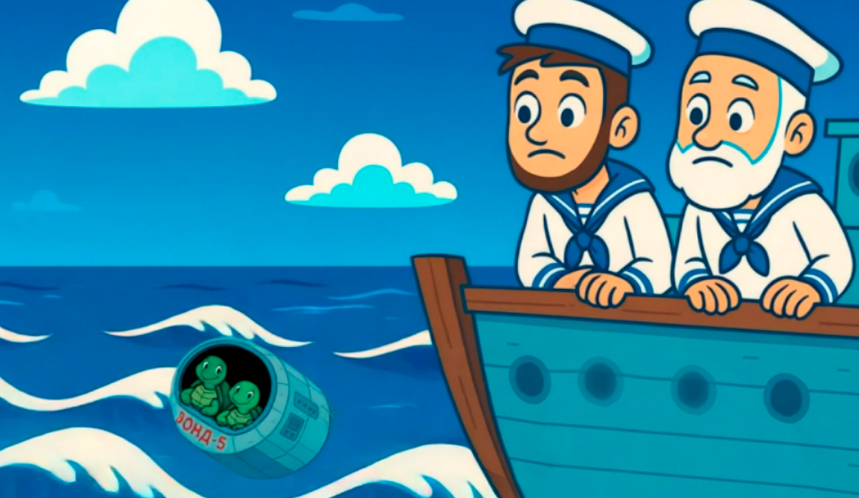 Черепахи в космосе