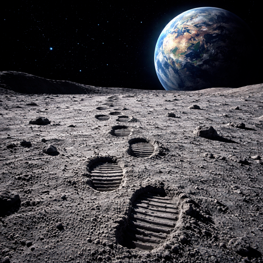 Почему на Луне остаются следы