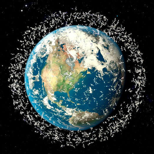 Спутники вокруг Земли
